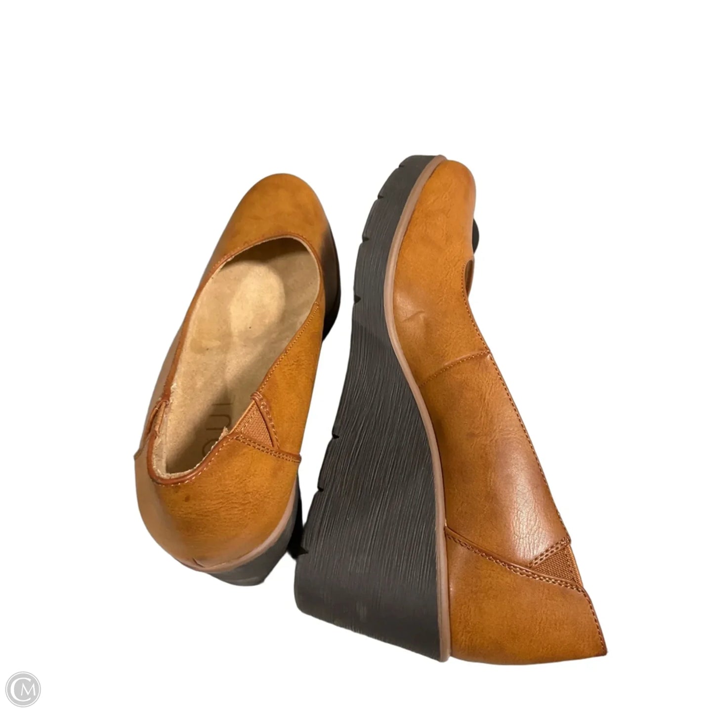 Shoes Heels Wedge By Naturalizer In Brown, Size: 9