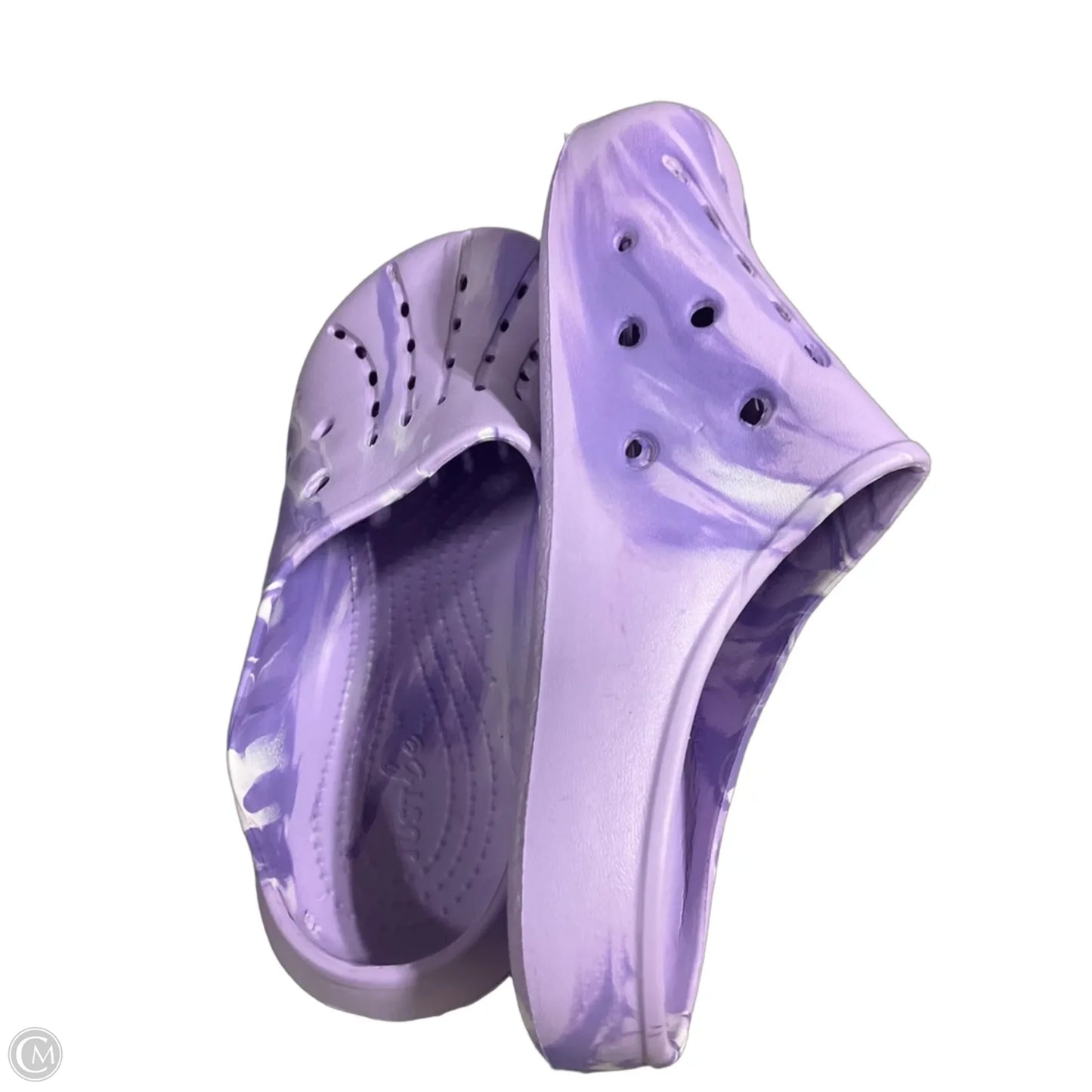 Shoes Flats By Just Be In Purple, Size: 9