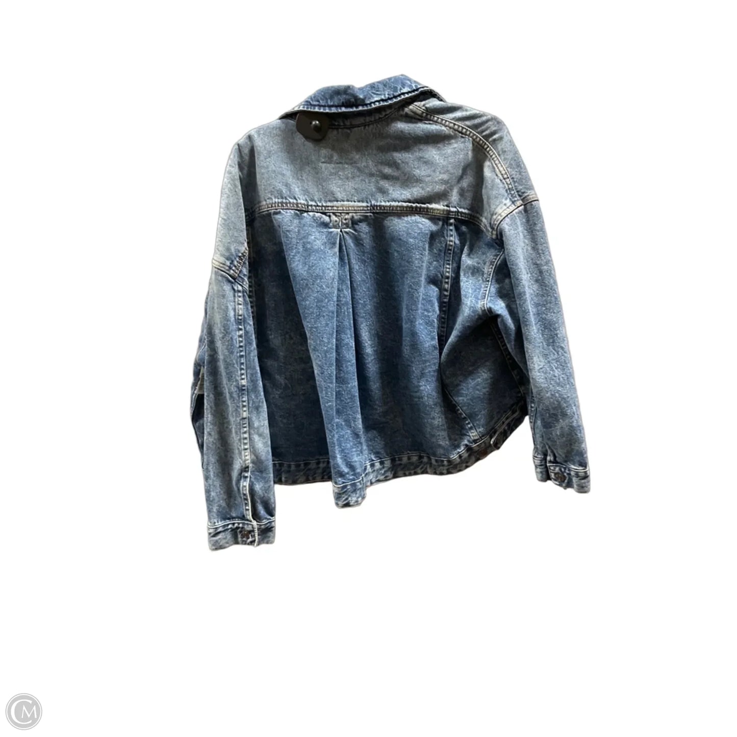 Jacket Denim By Free People In Blue, Size: S