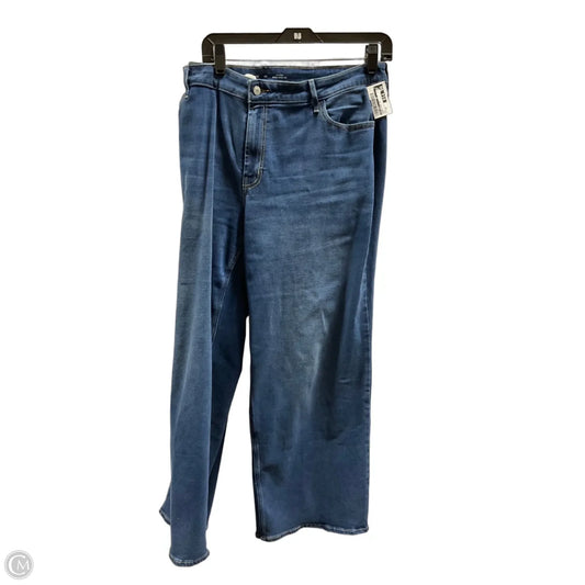 Jeans Wide Leg By Old Navy In Blue, Size: 20