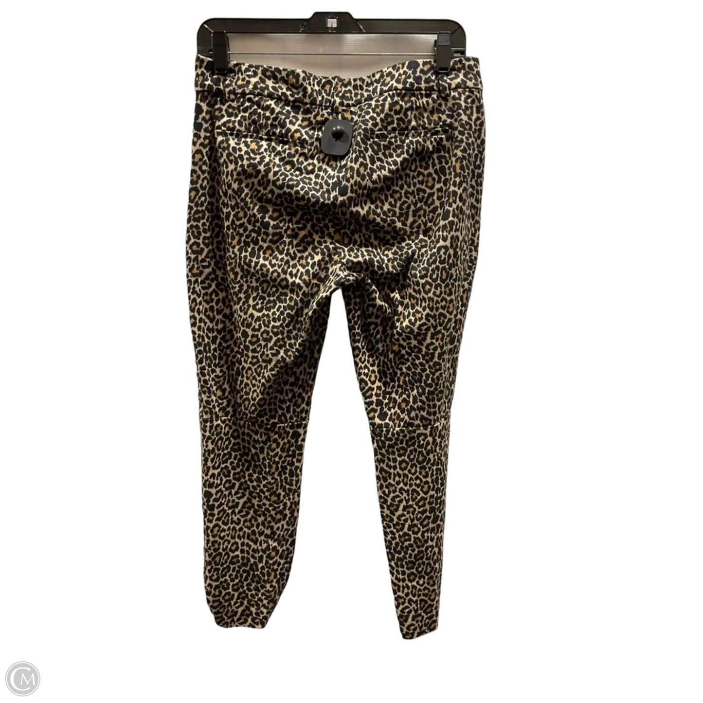 Pants Cropped By J. Crew In Leopard Print, Size: 8