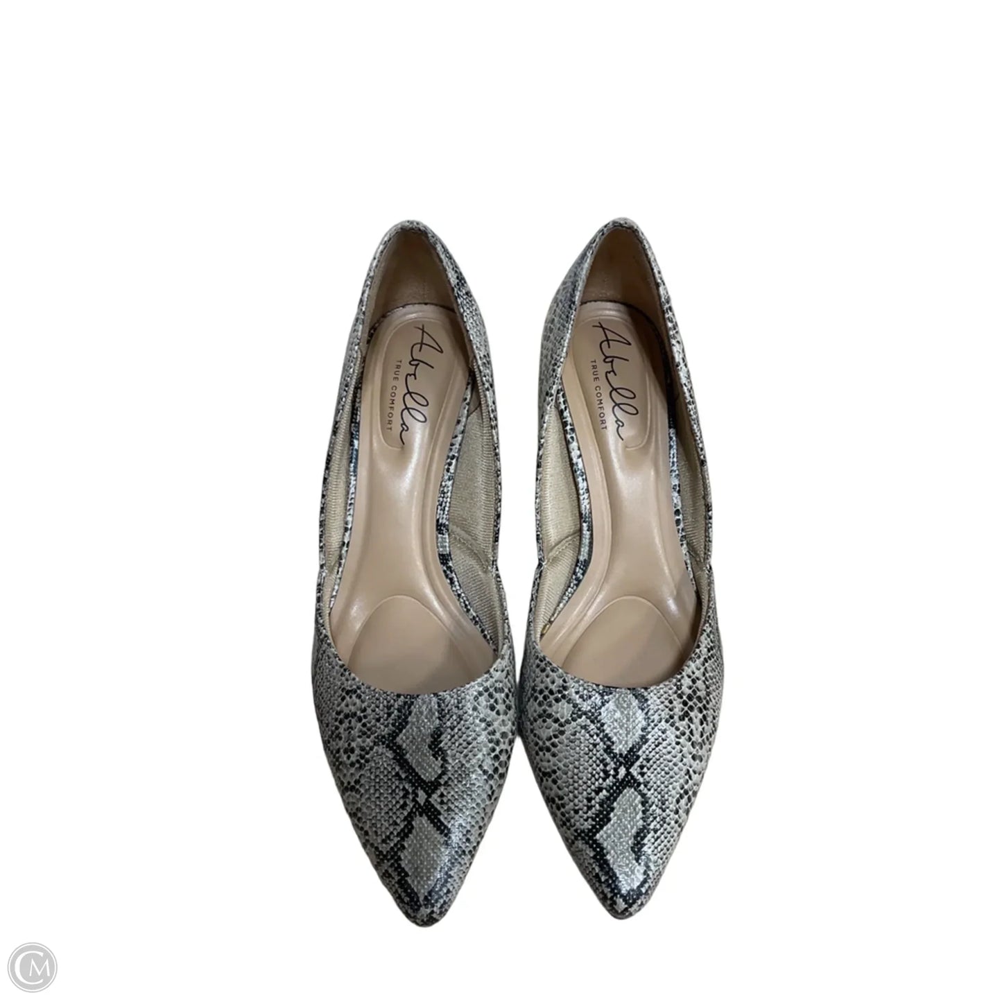 Shoes Heels Kitten By Abella In Snakeskin Print, Size: 7