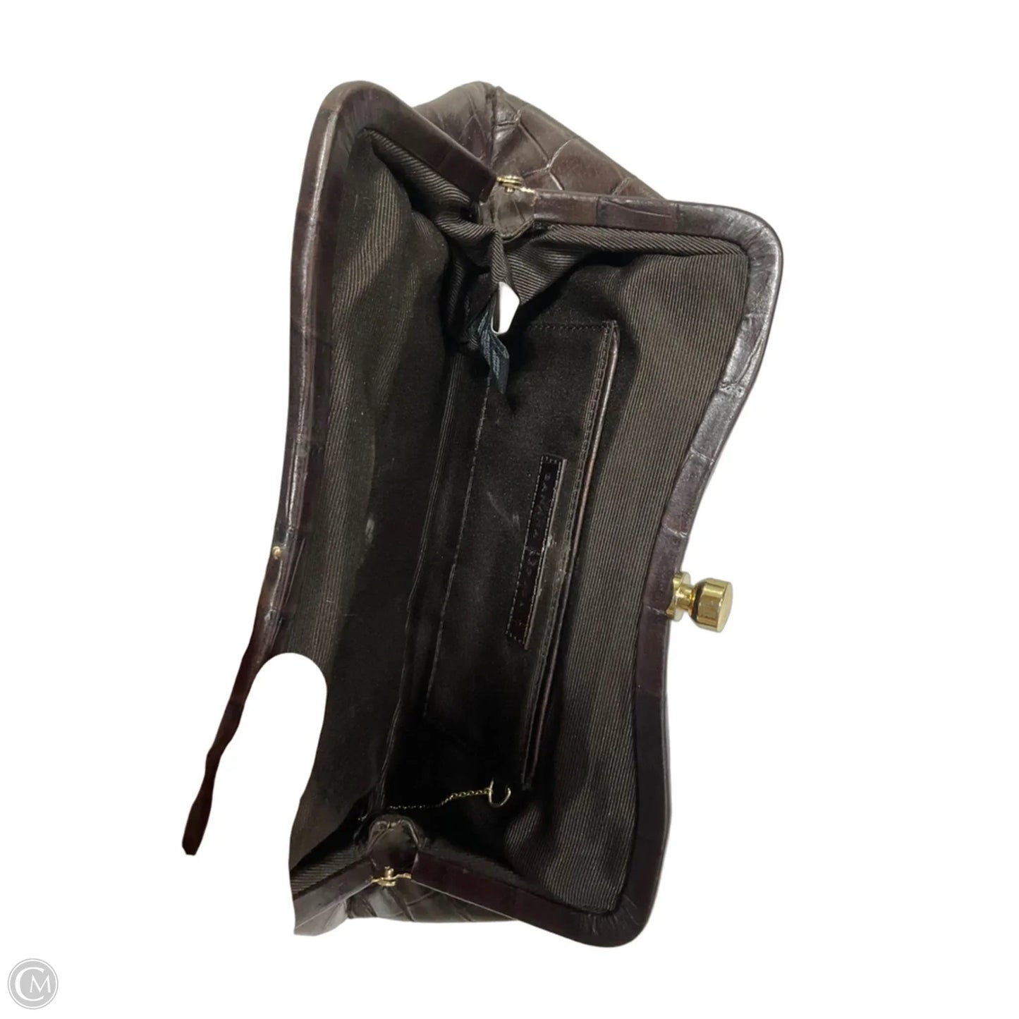 Clutch Leather By Banana Republic, Size: Medium