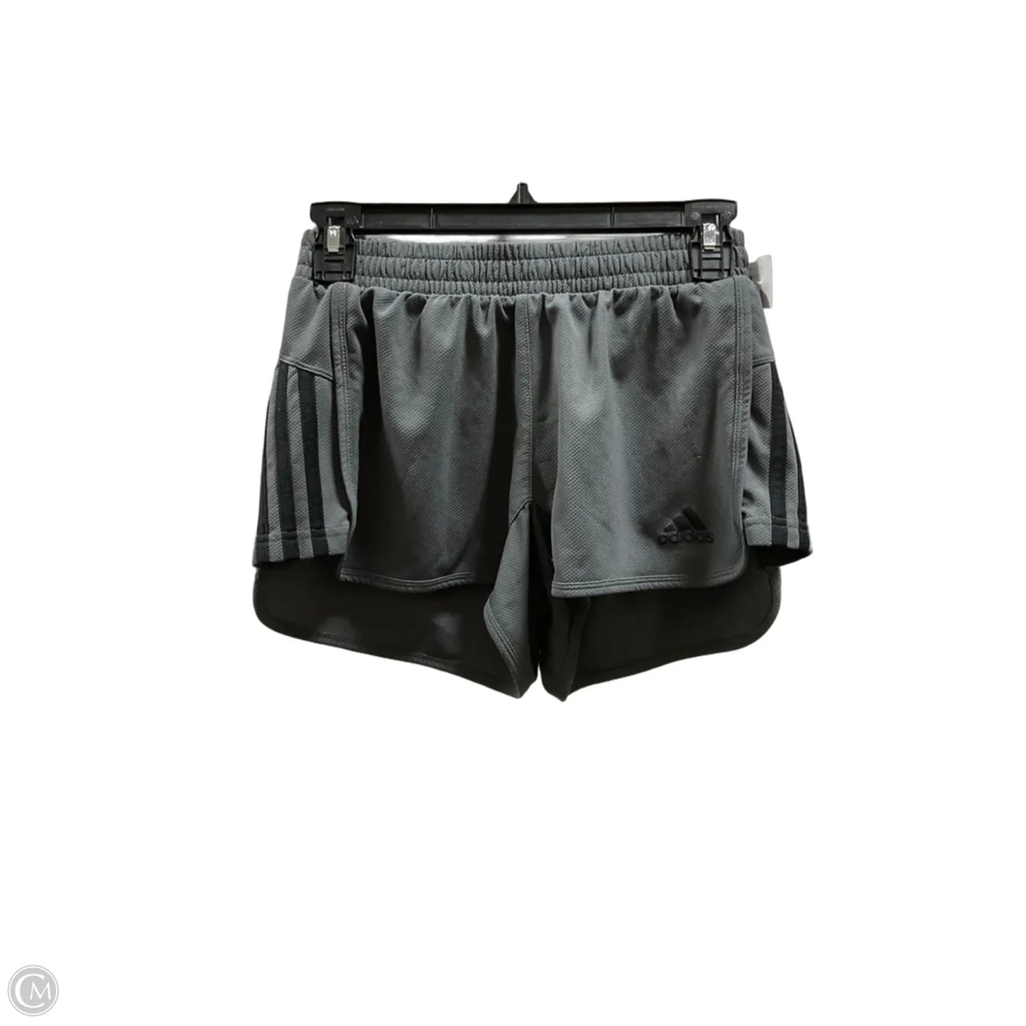 Athletic Shorts By Adidas In Grey, Size: S