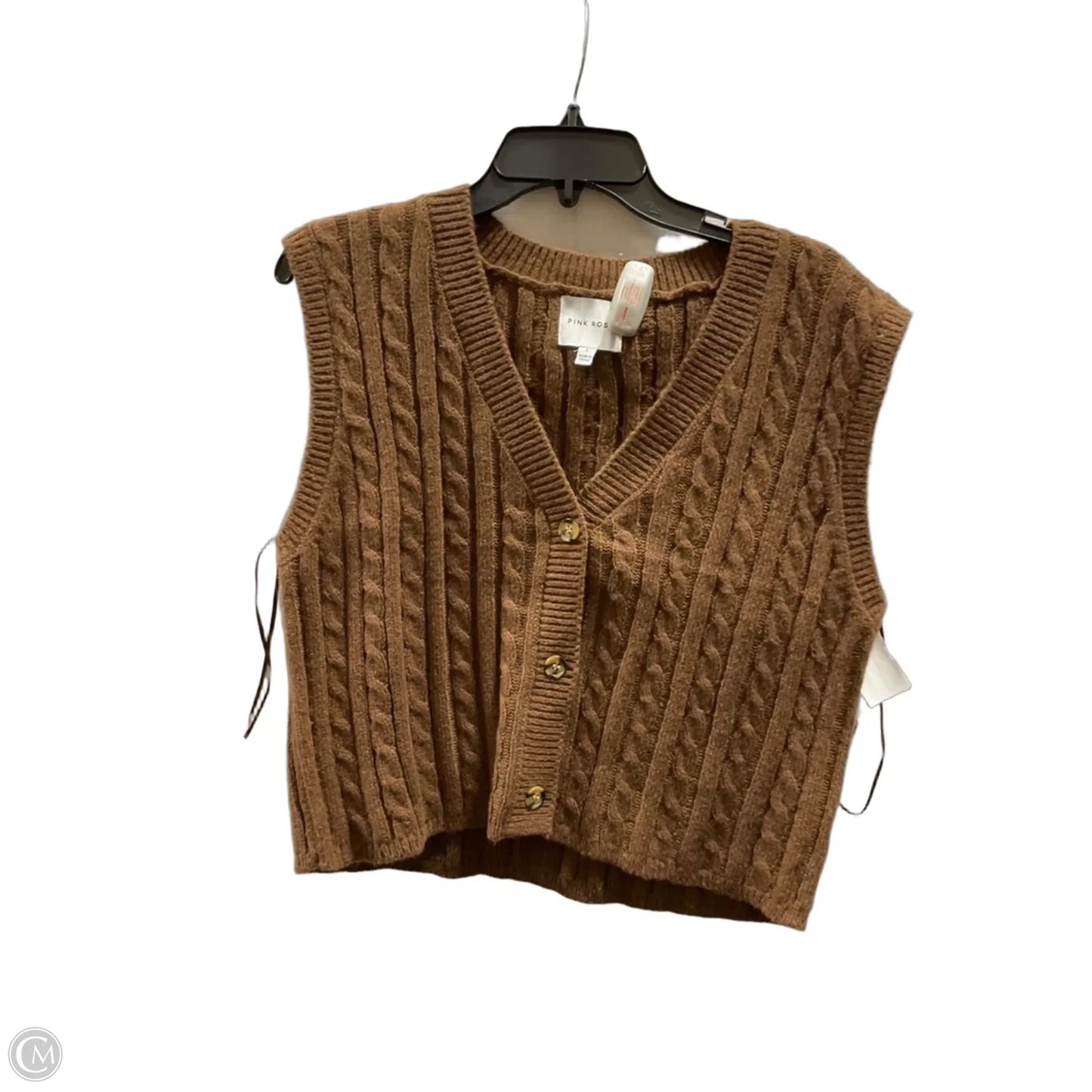 Vest Other By Pink Rose In Beige, Size: L