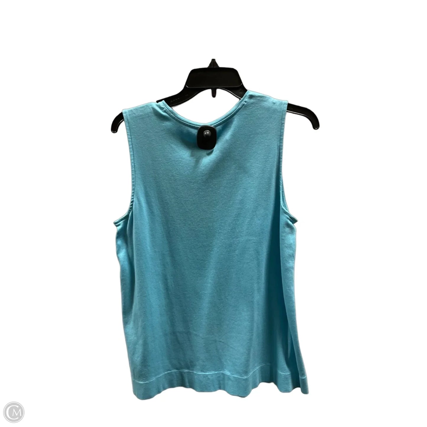 Top Sleeveless By J. Jill In Aqua, Size: M