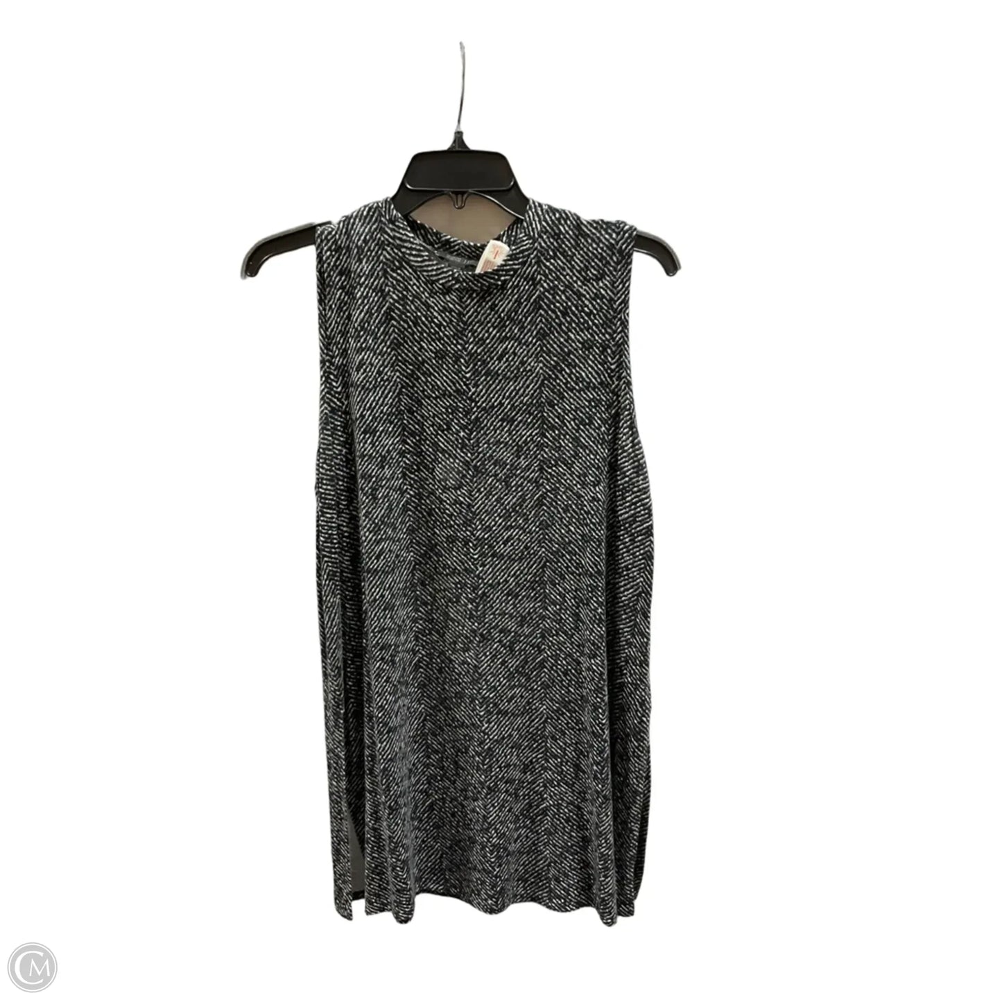 Top Sleeveless By J. Jill In Black & White, Size: M