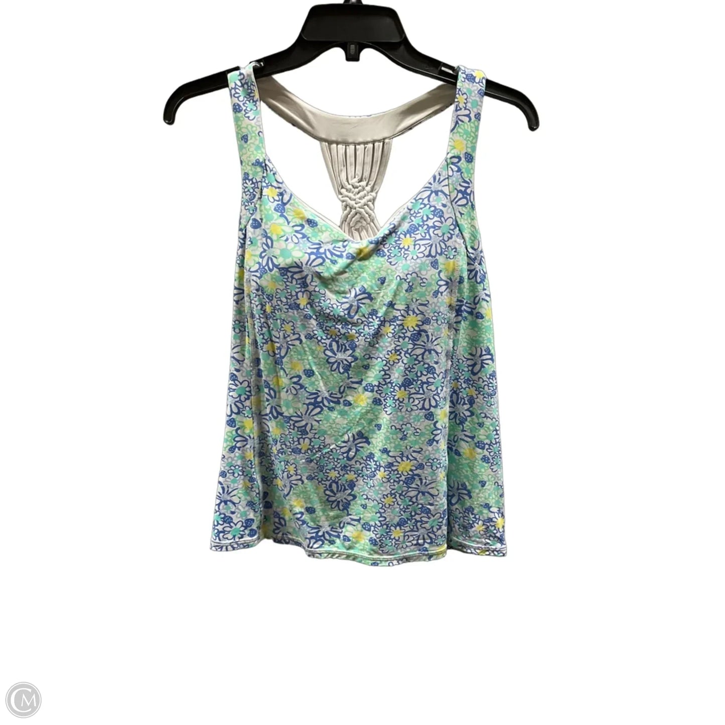 Athletic Tank Top By Lilly Pulitzer In Blue & Green, Size: S