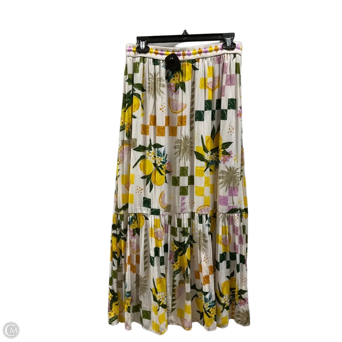 Skirt Maxi By Rachel Zoe In White & Yellow, Size: M