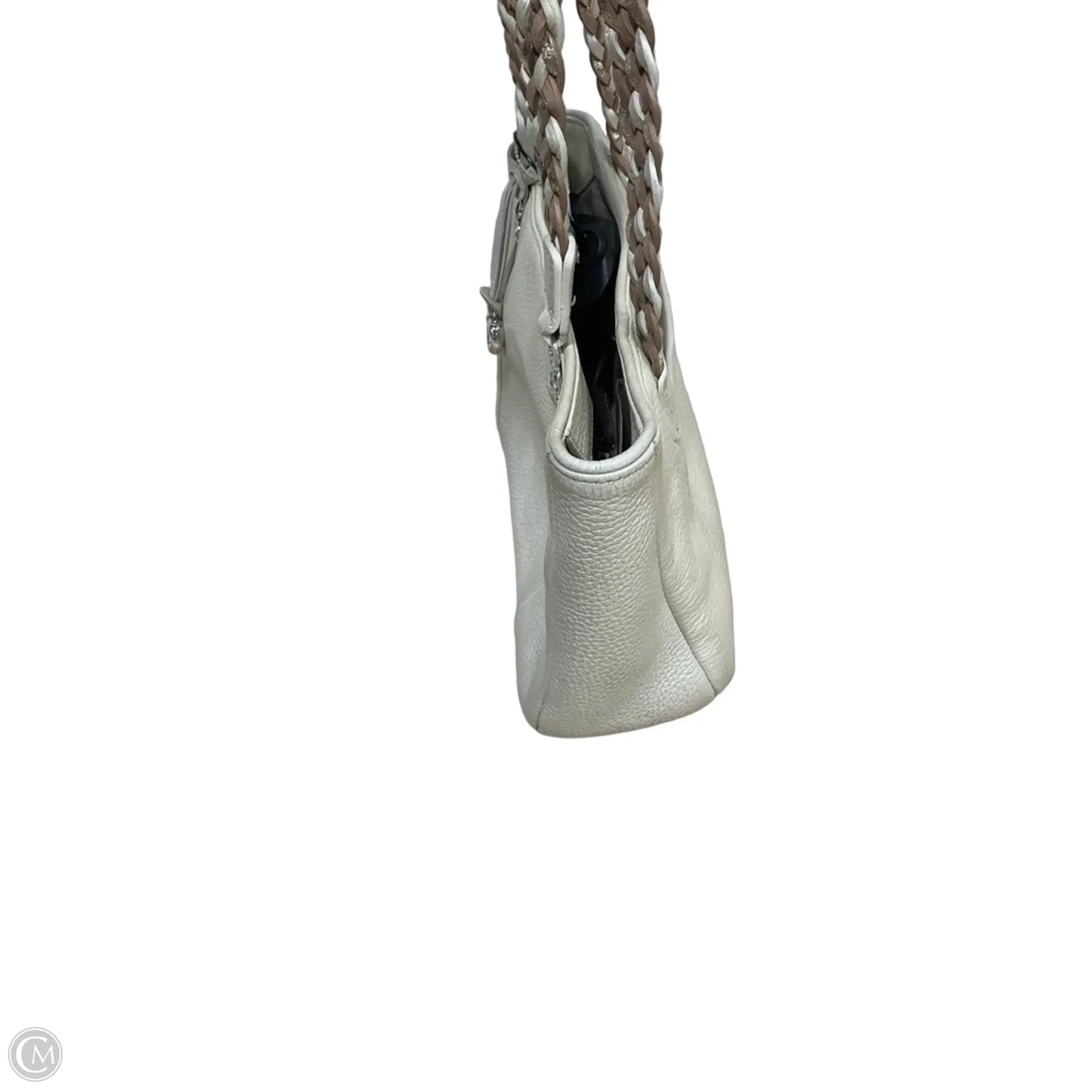 Handbag Leather By Brighton, Size: Medium