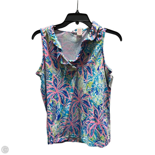 Top Sleeveless By Lulu B In Multi-colored, Size: S