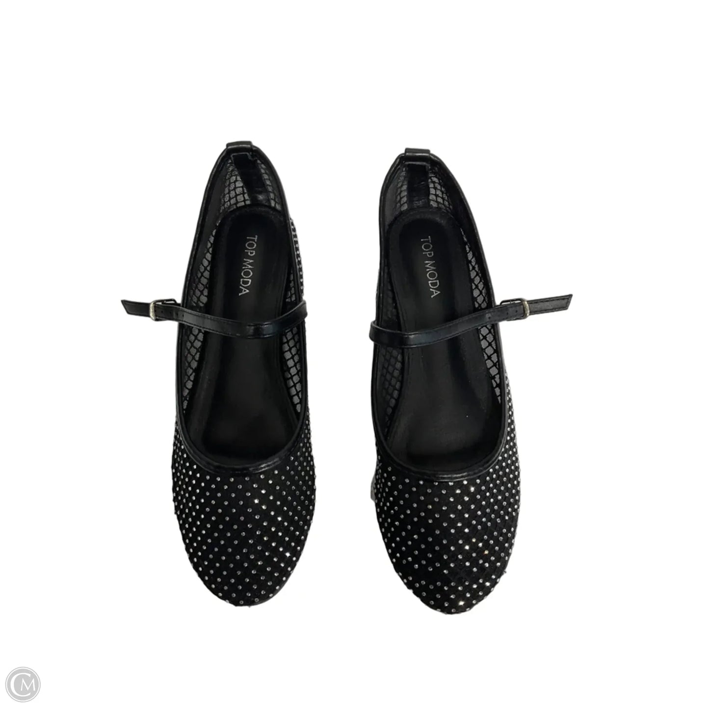 Shoes Flats By Top Moda In Black, Size: 9