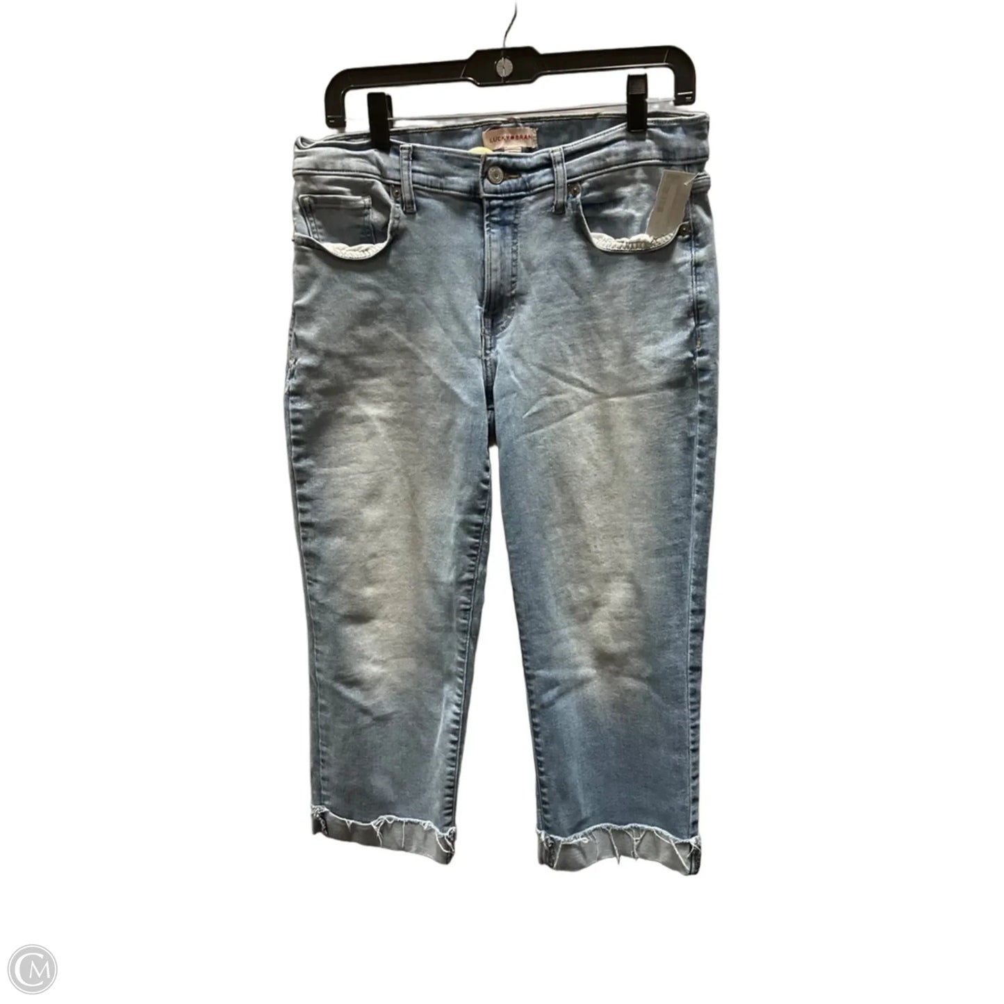Jeans Straight By Lucky Brand In Blue, Size: 10