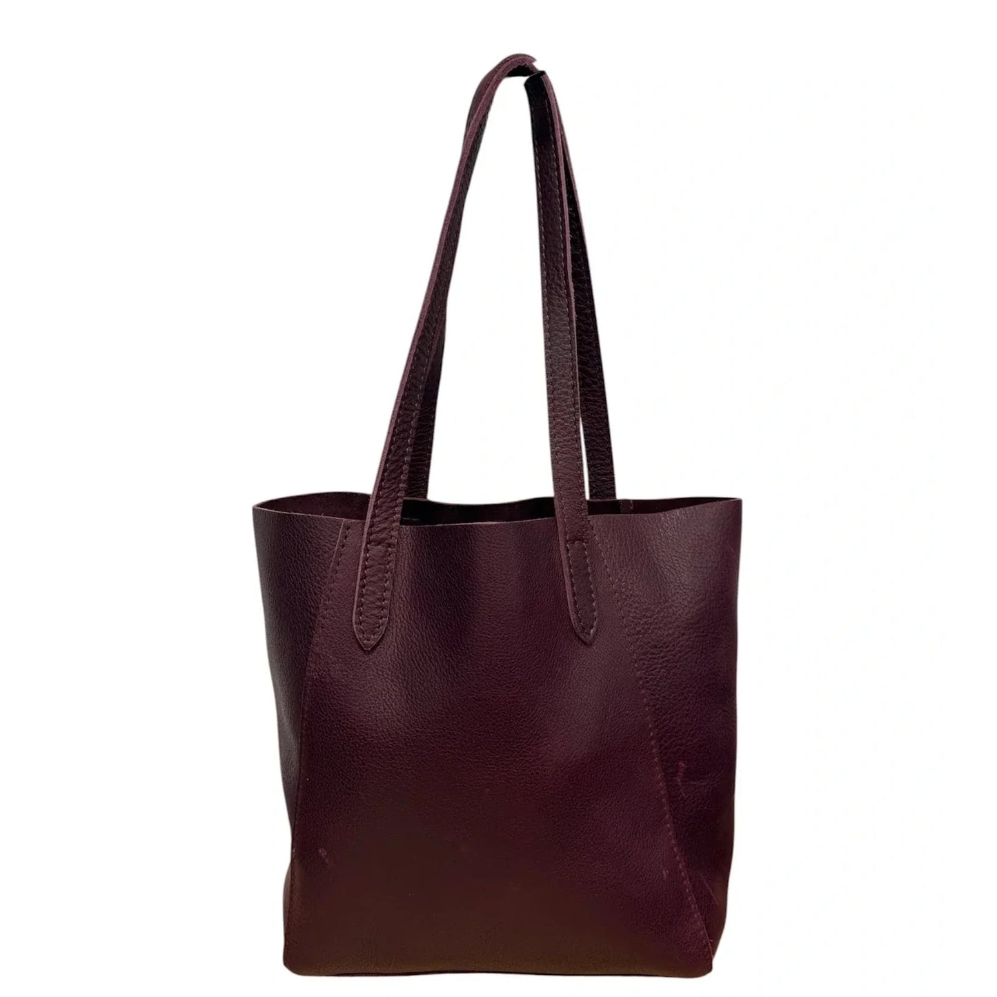Handbag Leather By Portland Leather, Size: Large