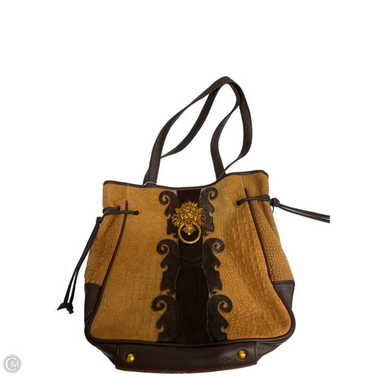 Handbag Leather By Sharif, Size: Large