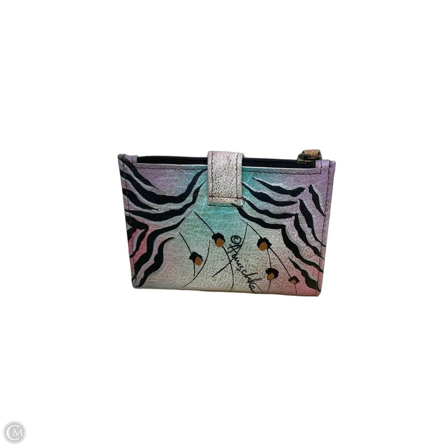 Wallet Leather By Anuschka, Size: Small
