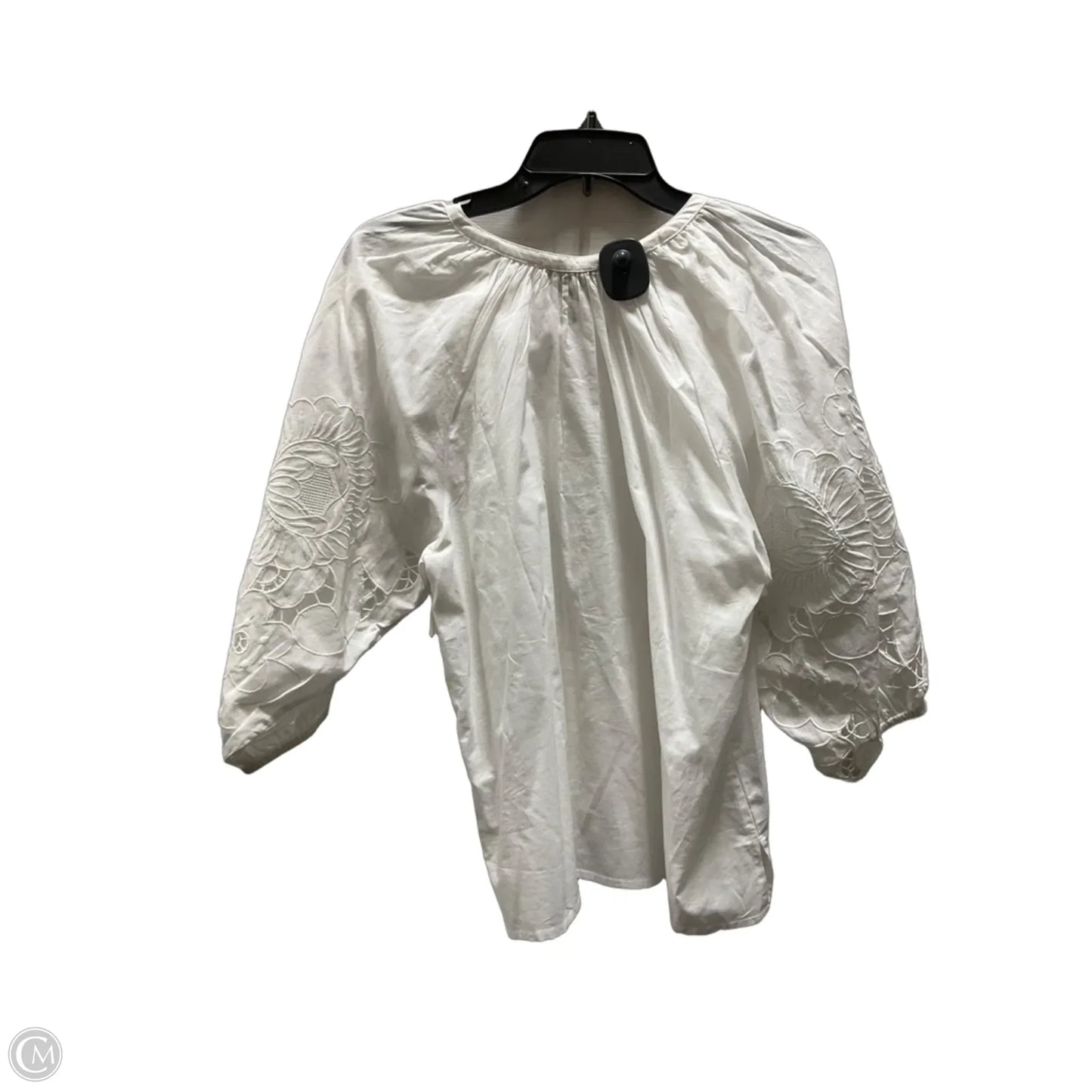 Top Short Sleeve By Cleobella In White, Size: M