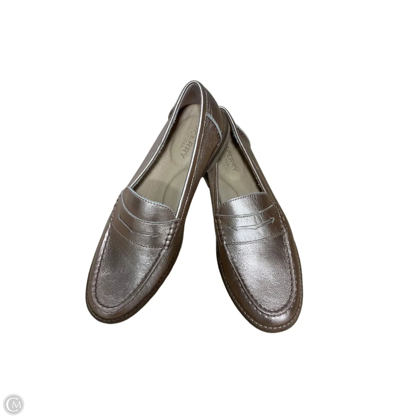 Shoes Flats By Sperry In Gold, Size: 8