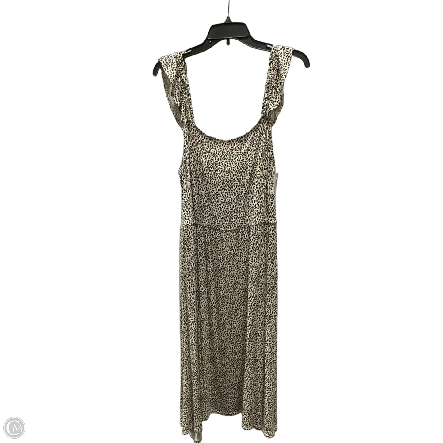 Dress Casual Midi By Maurices In Animal Print, Size: Xxl