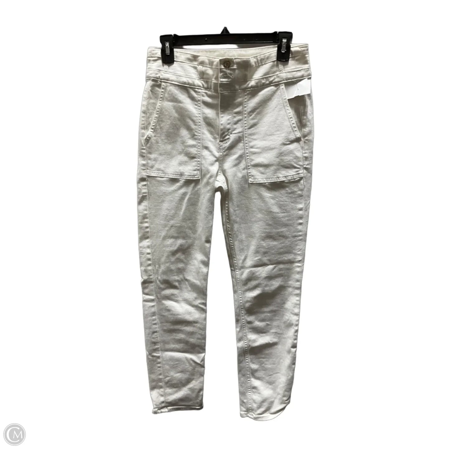 Jeans Straight By White House Black Market In White, Size: 6