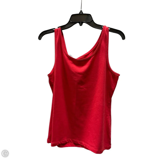 Top Sleeveless By Talbots In Red, Size: S
