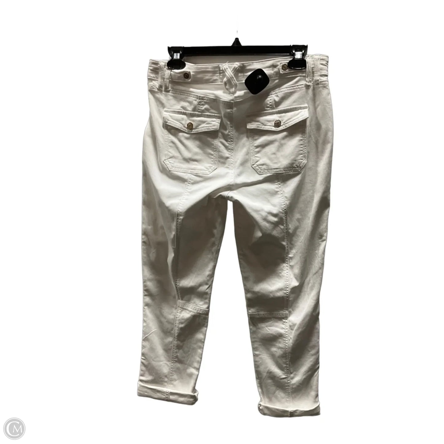 Jeans Straight By White House Black Market In White, Size: 4