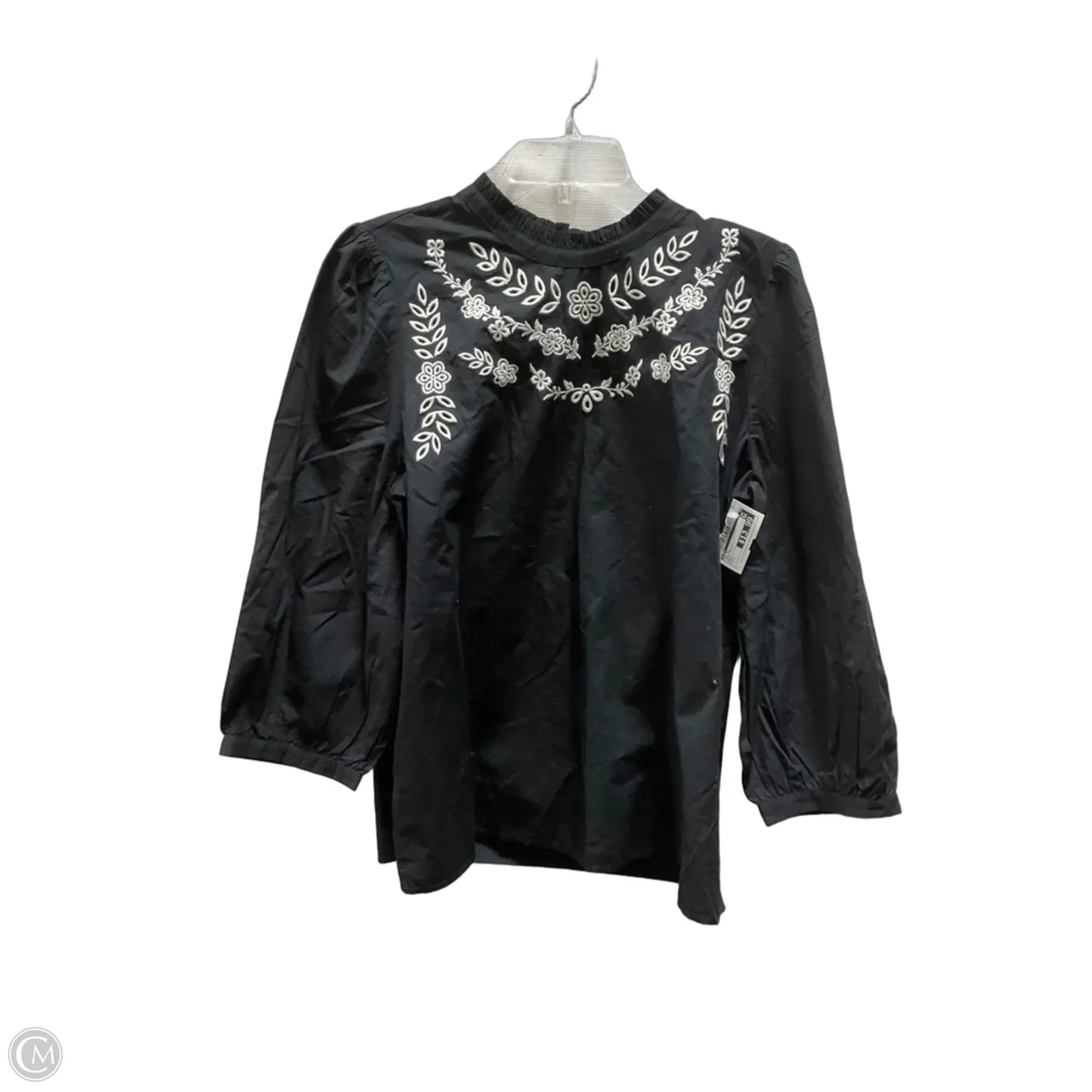 Top Short Sleeve By Loft In Ombre Print, Size: L