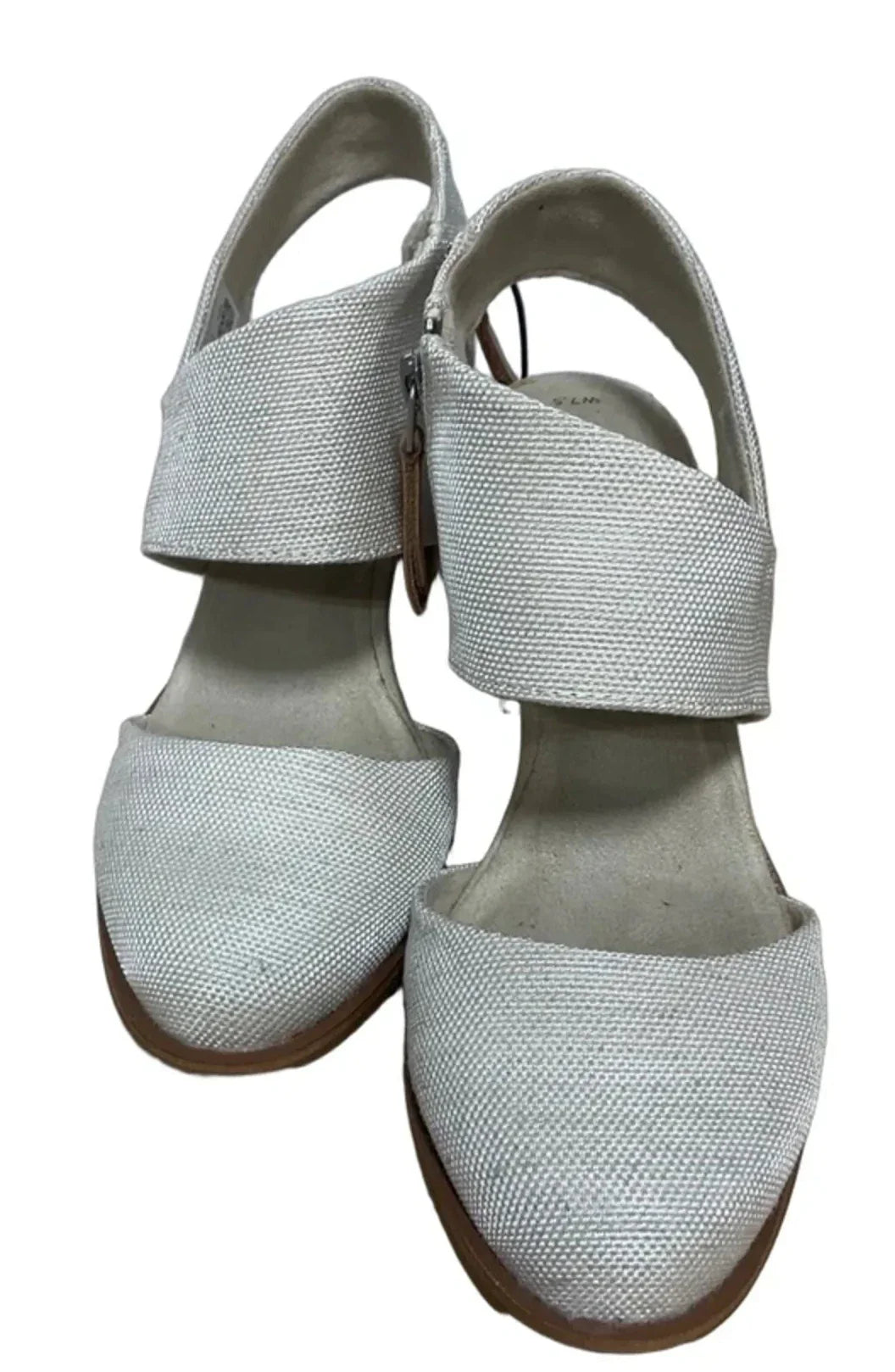 Shoes Heels Block By Toms In Cream, Size: 7.5
