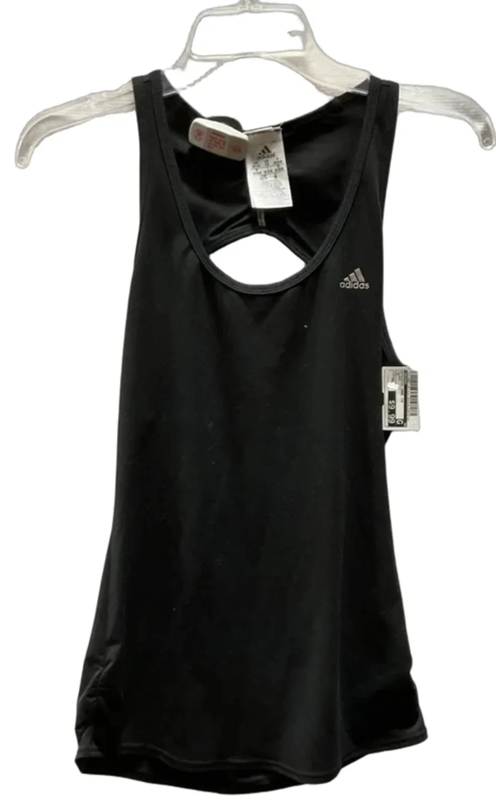 Athletic Tank Top By Adidas In Black, Size: Xs