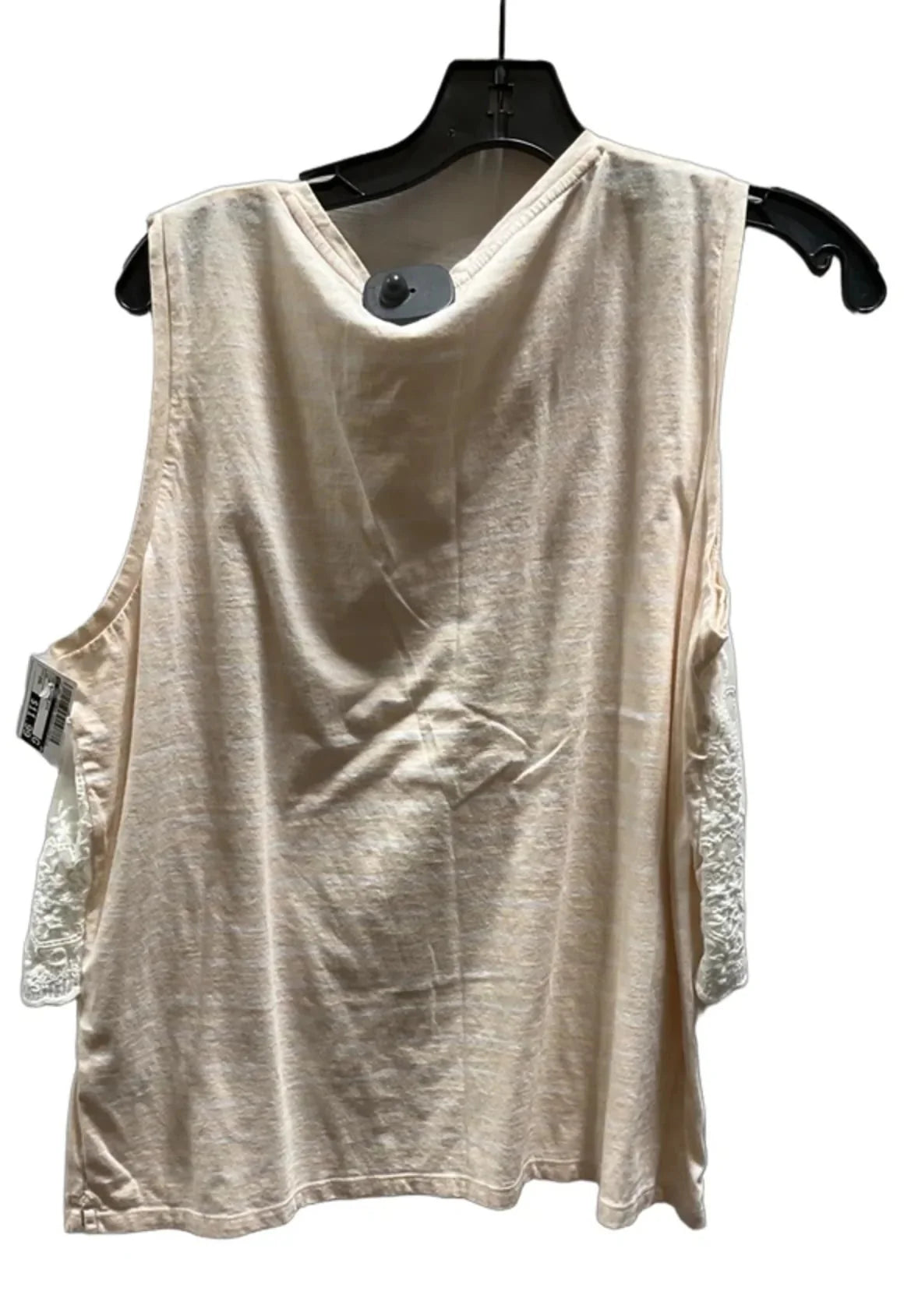Top Sleeveless By J. Crew In Pink & White, Size: Xxl