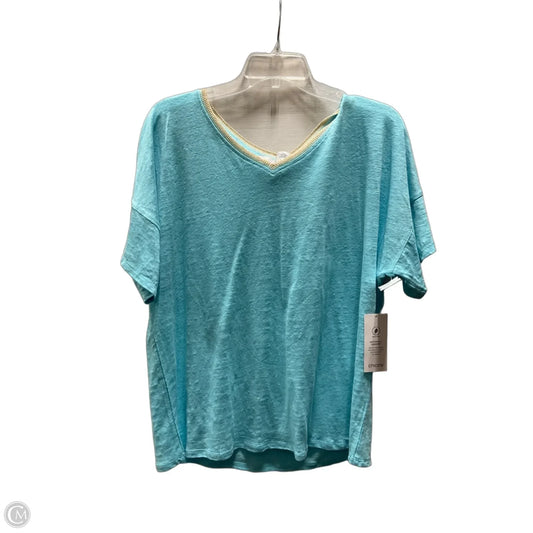 Top Short Sleeve By Chicos In Blue, Size: S