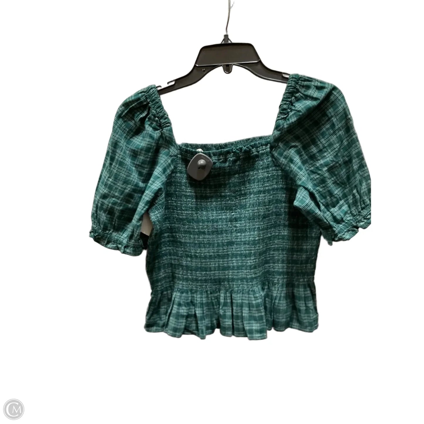 Top Short Sleeve By J. Crew In Green, Size: S