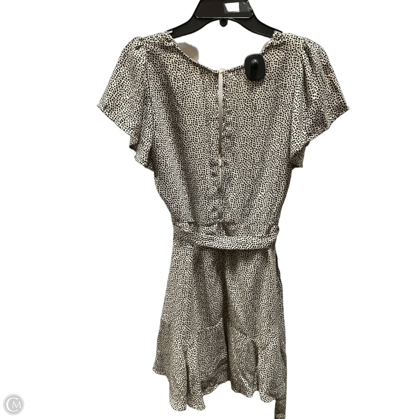 Dress Casual Short By Altard State In Black & Cream, Size: M