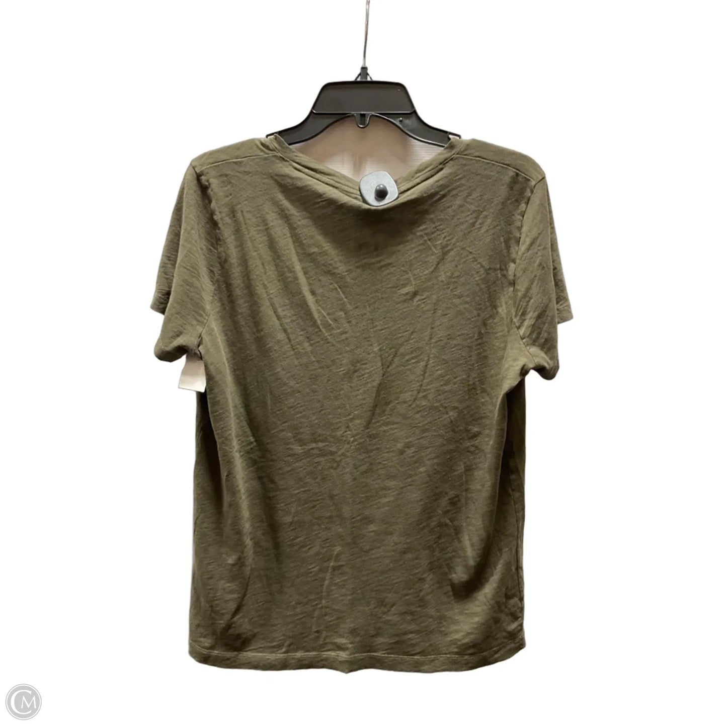 Top Short Sleeve Basic By Madewell In Green, Size: L
