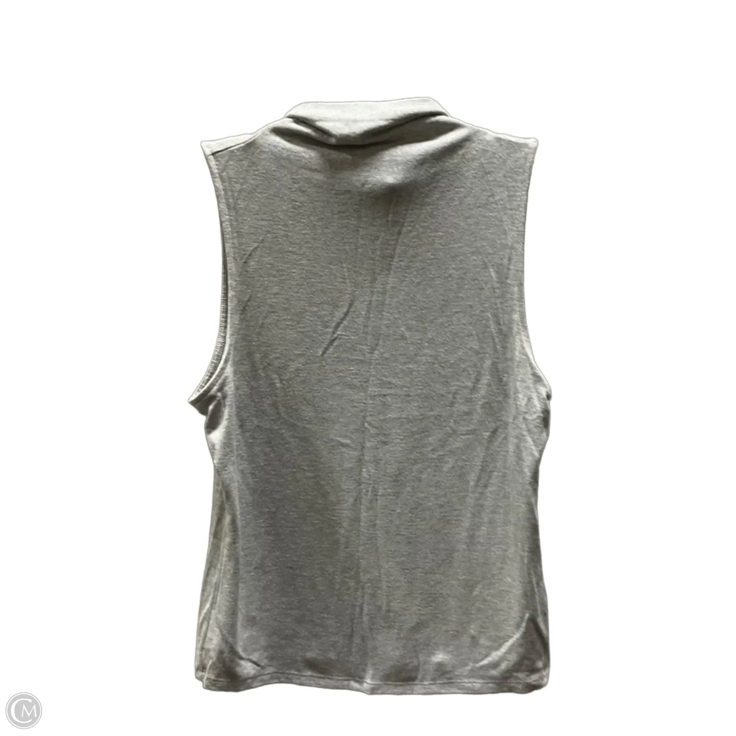 Top Sleeveless By Banana Republic In Grey, Size: L