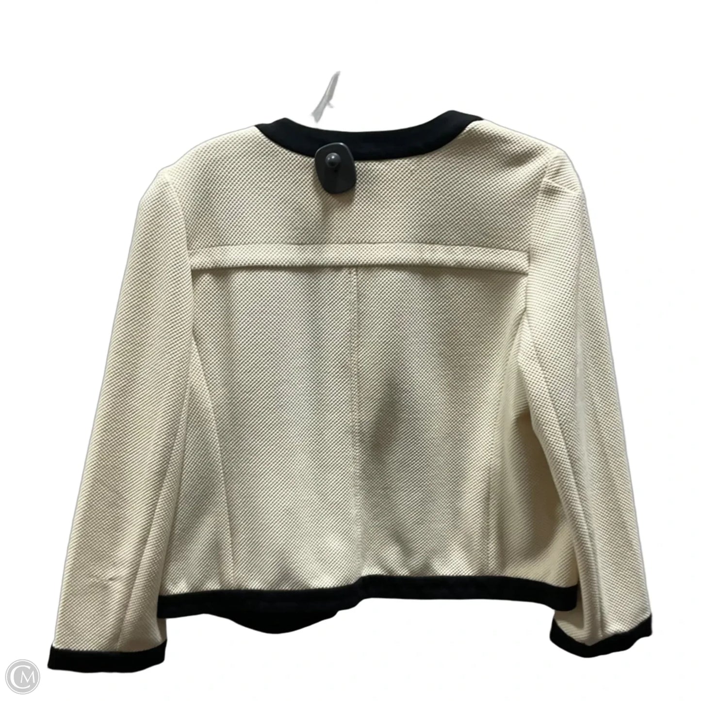 Blazer By Ann Taylor In Black & Cream, Size: L
