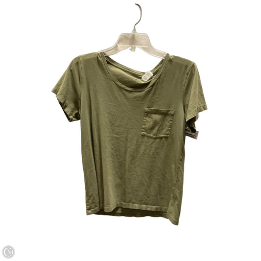 Top Short Sleeve By J. Crew In Green, Size: M