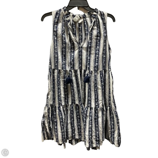 Dress Casual Short By J. Crew In Blue & White, Size: S