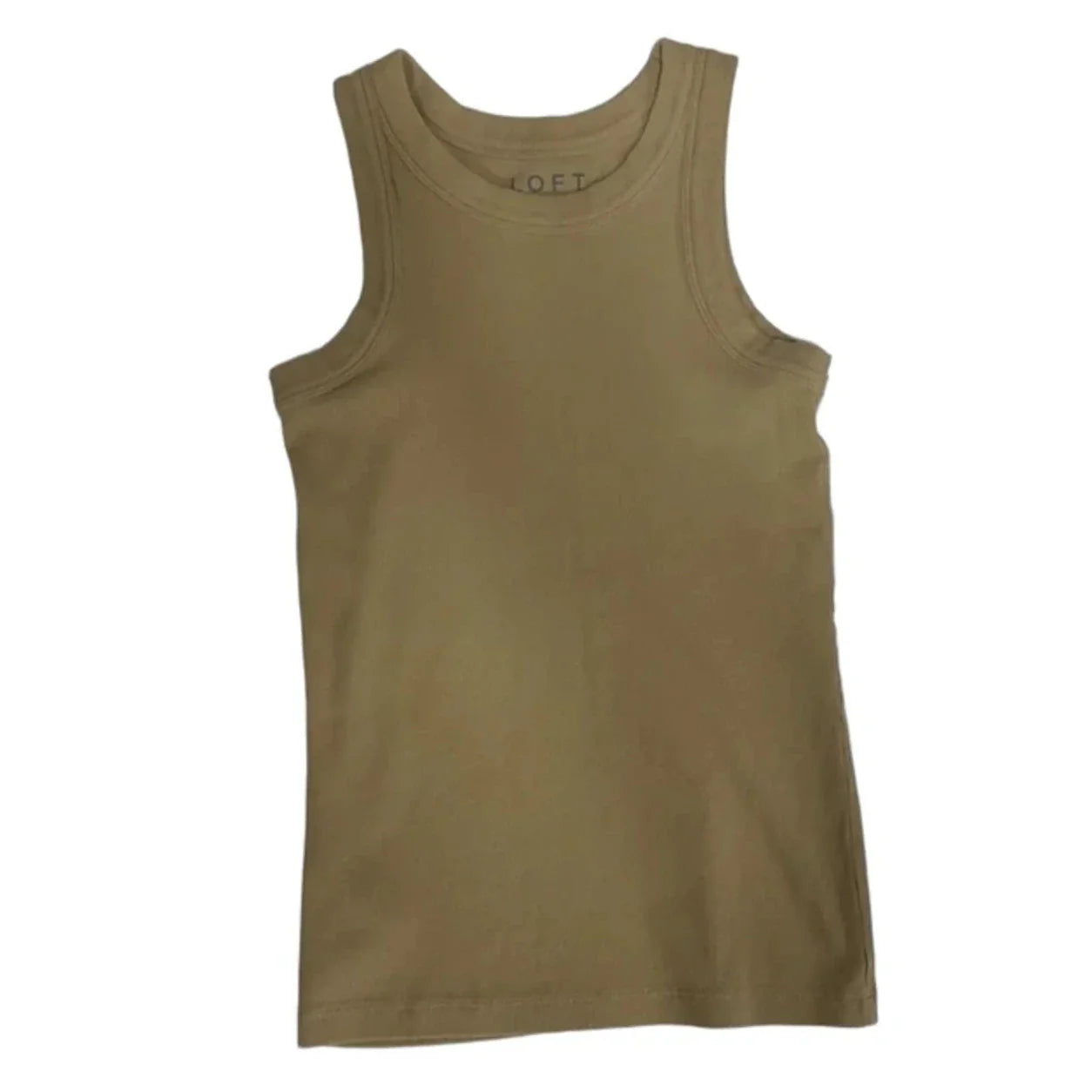 Top Sleeveless By Loft In Beige, Size: S