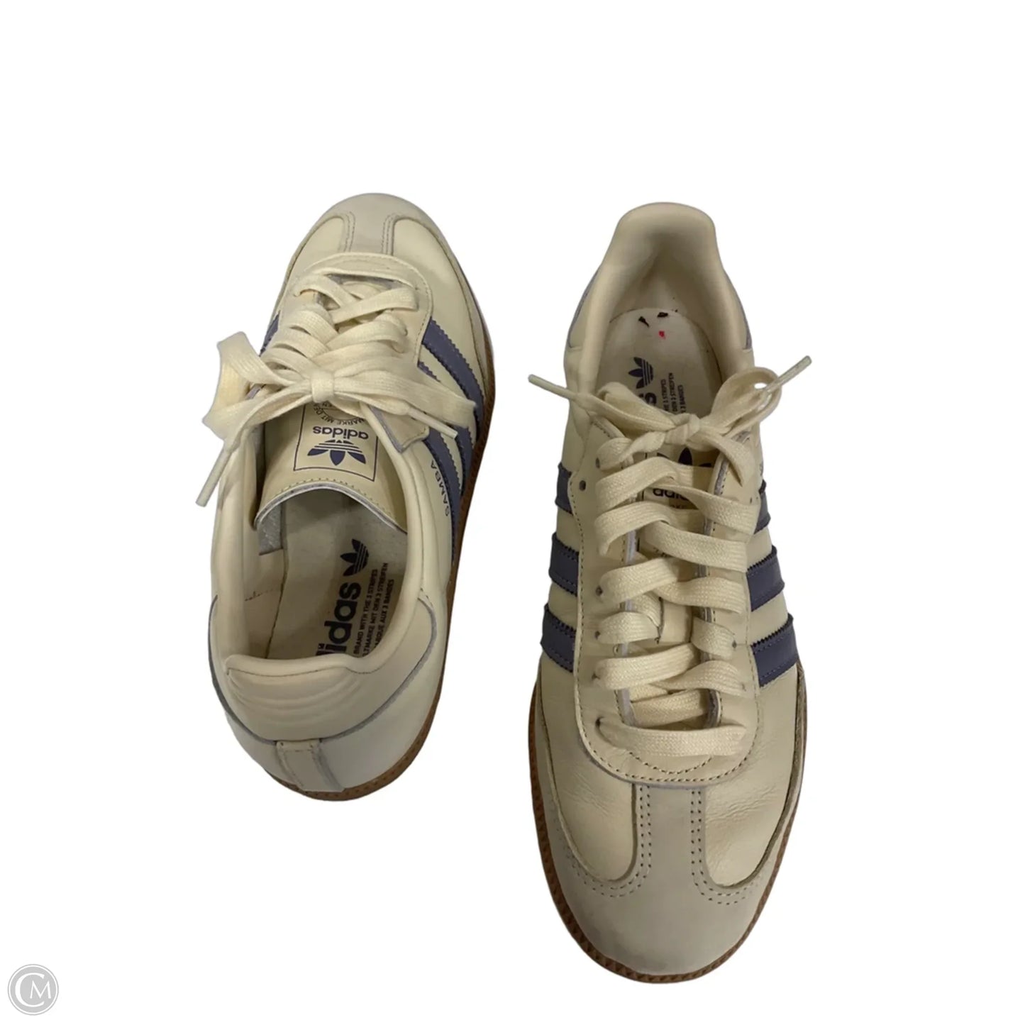 Shoes Athletic By Adidas In Blue & Cream, Size: 9