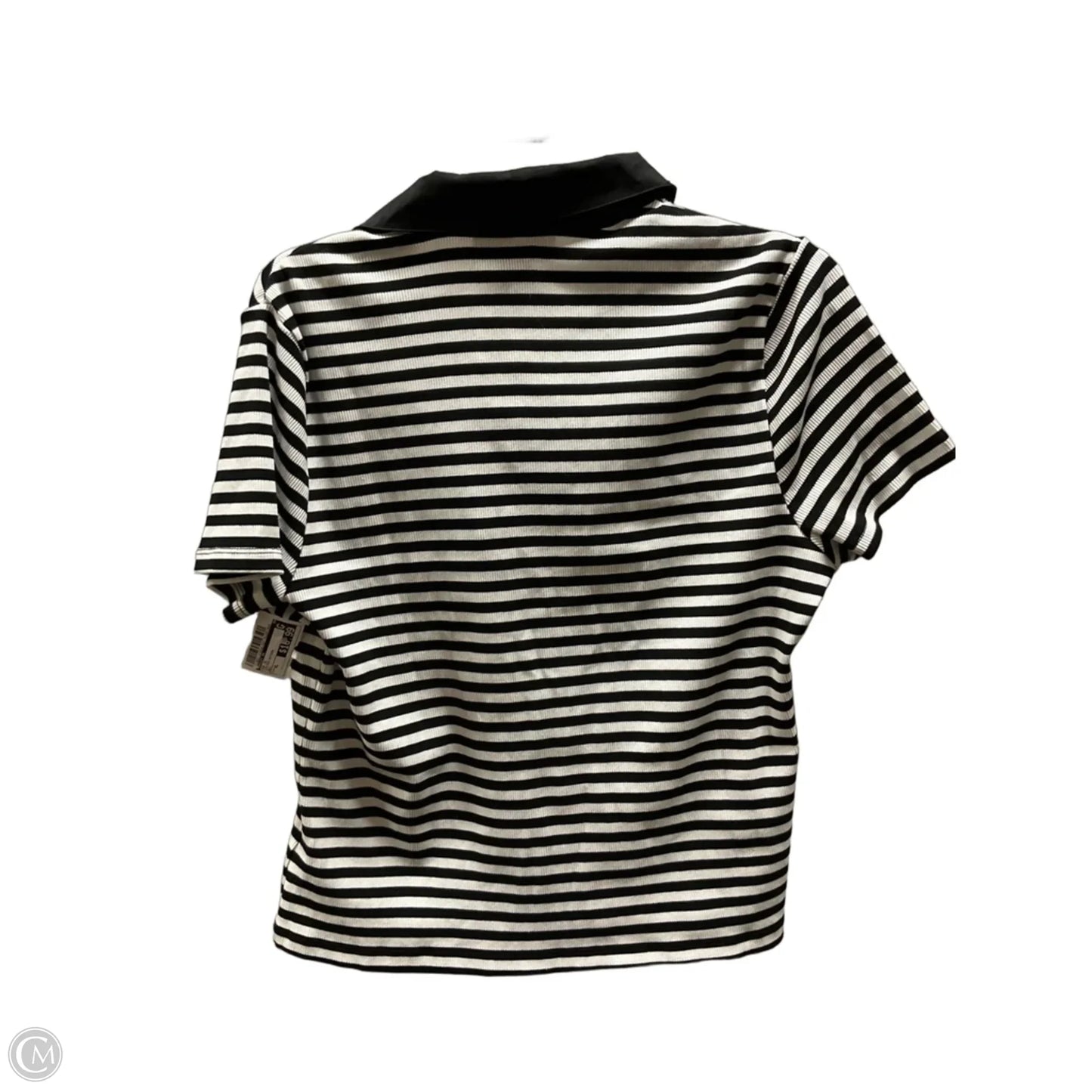 Top Short Sleeve By Bailey 44 In Striped Pattern, Size: Xl