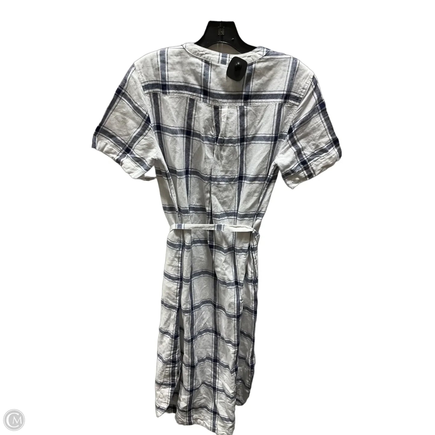 Dress Casual Midi By Gap In Blue & White, Size: 4