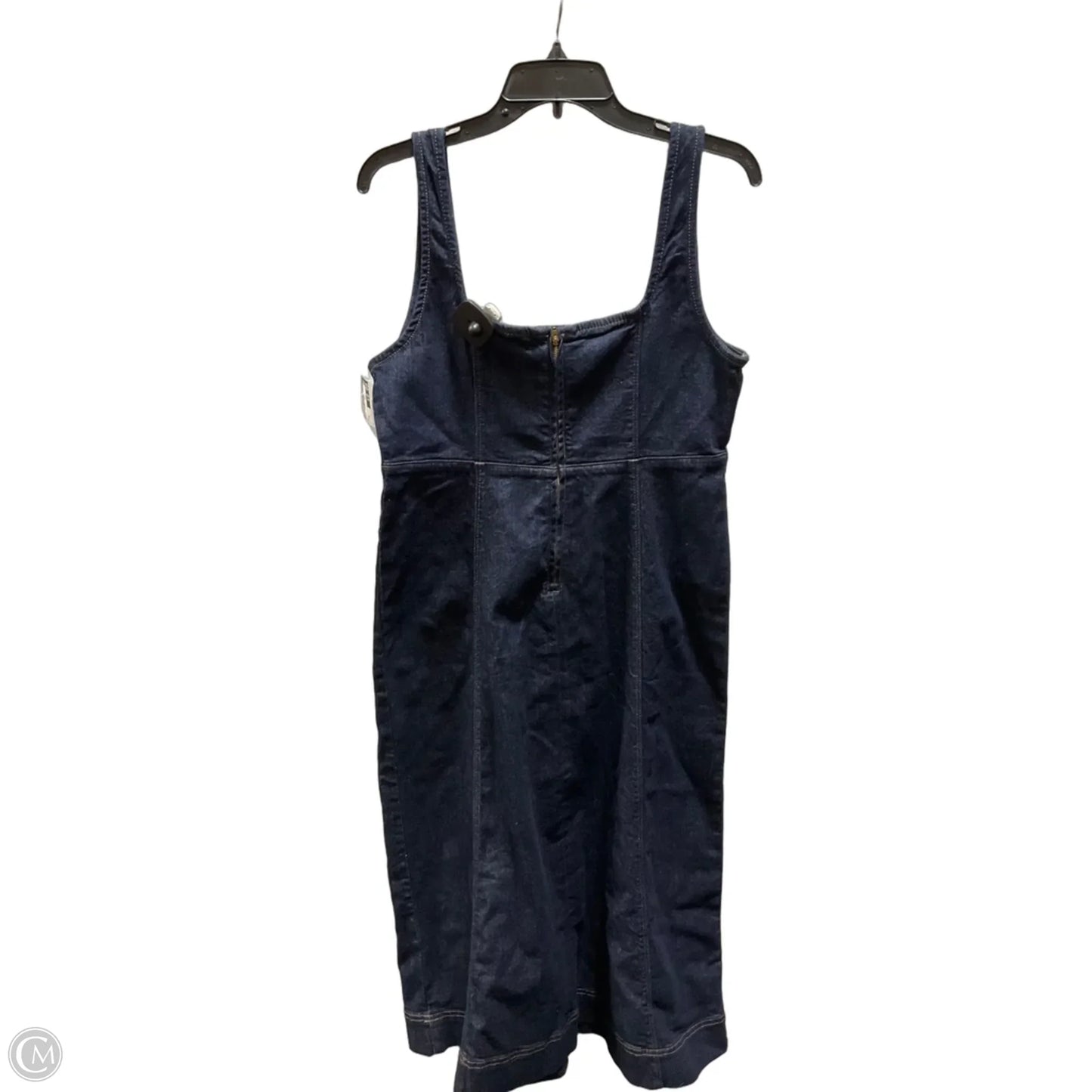 Dress Casual Midi By Old Navy In Blue, Size: M