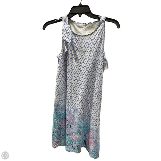 Dress Casual Short By Lilly Pulitzer In Blue & White, Size: Xs