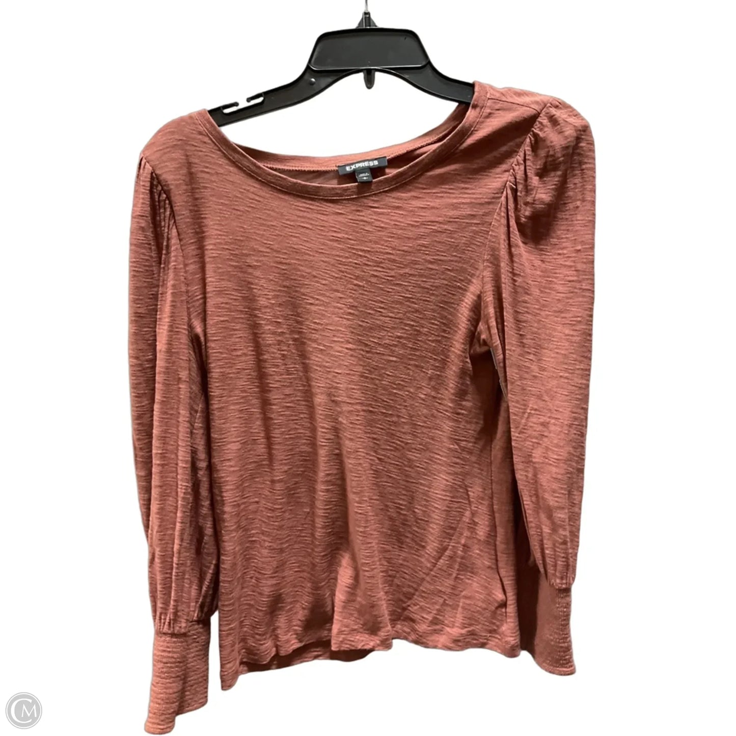 Top Long Sleeve By Express In Red, Size: S