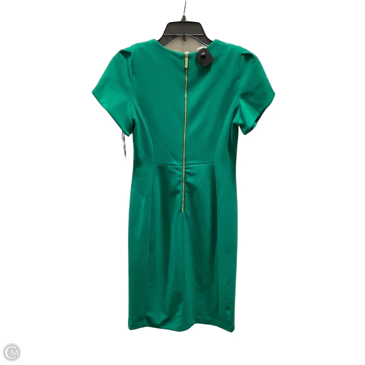 Dress Casual Midi By Calvin Klein In Green, Size: 4