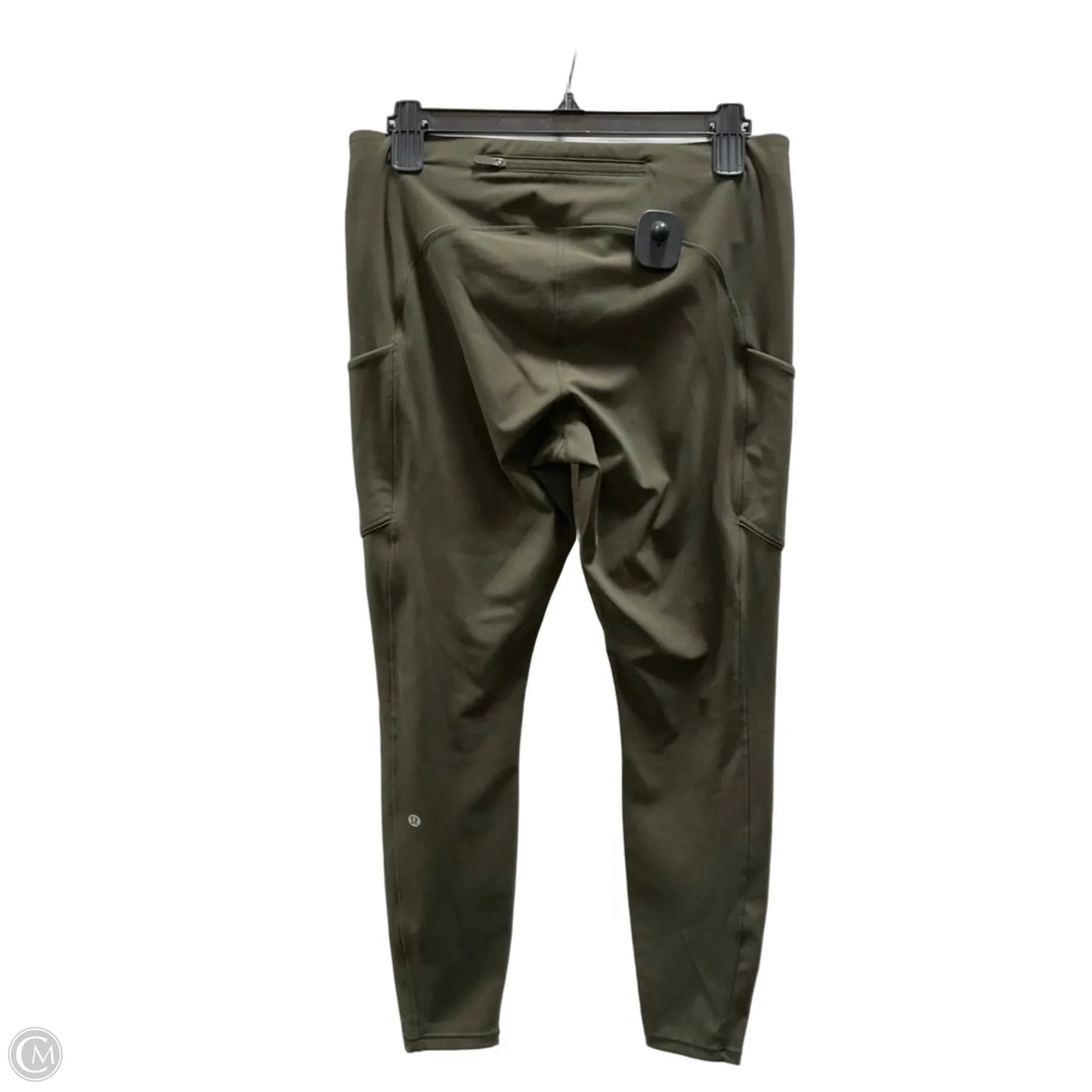 Athletic Leggings By Lululemon In Green, Size: 10