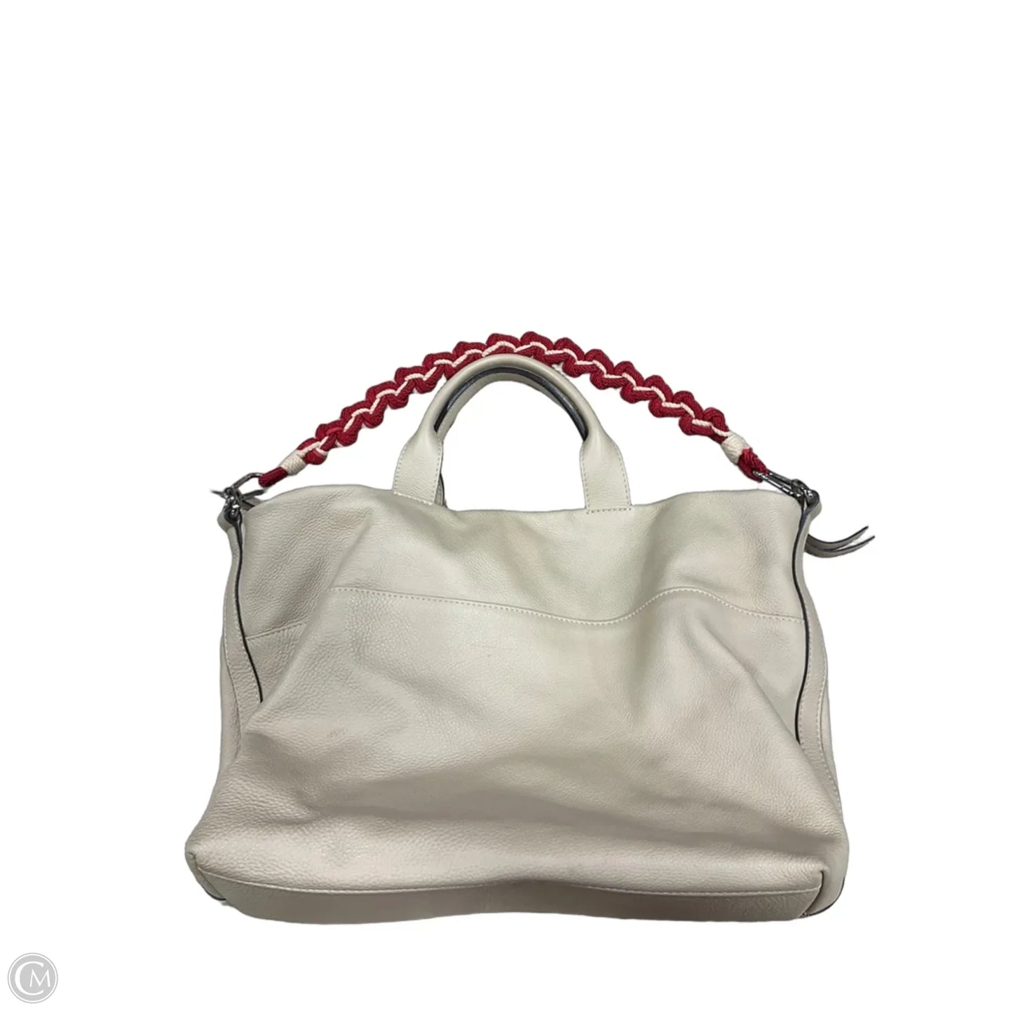 Handbag Leather By Cmf, Size: Medium