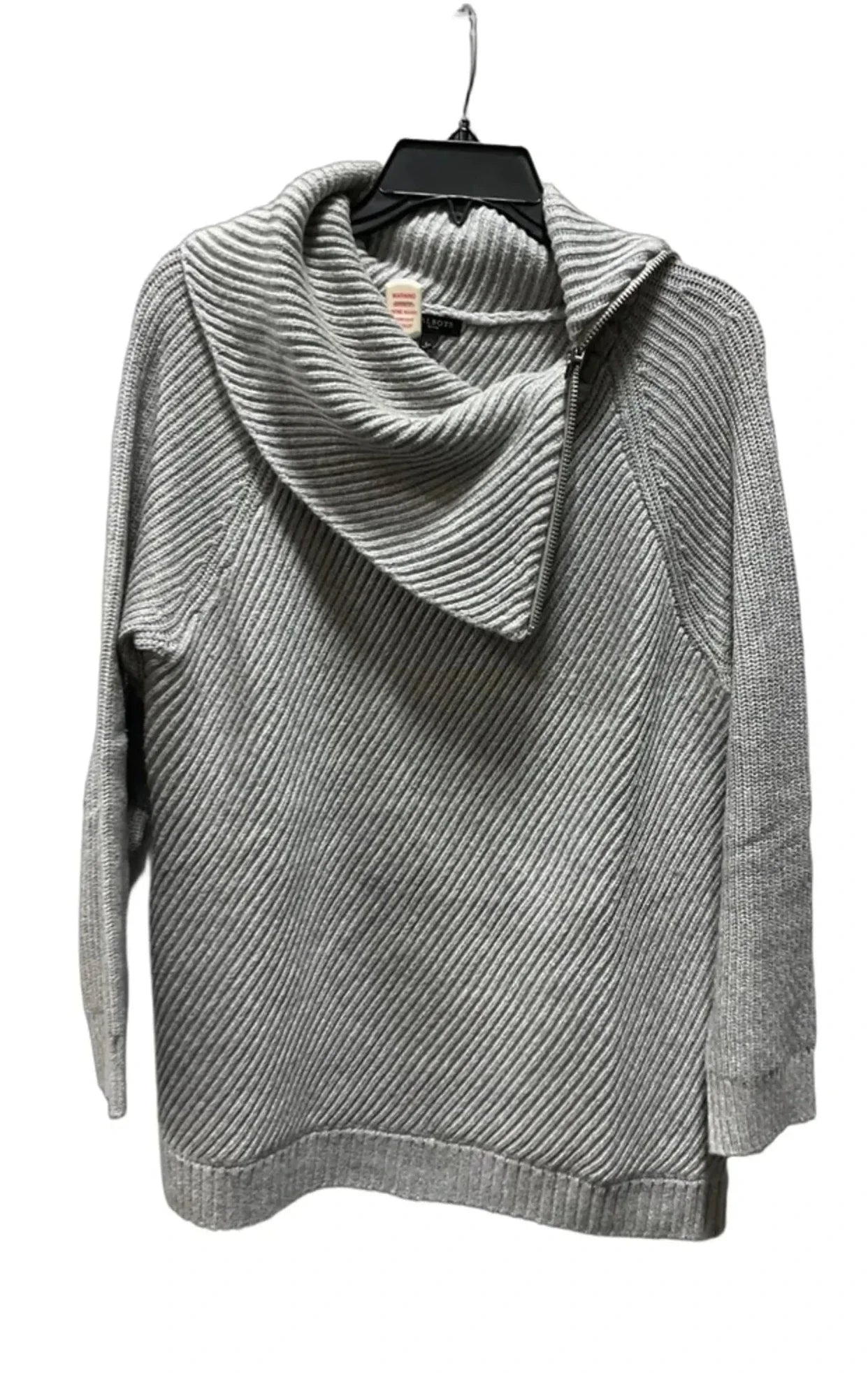 Sweater By Talbots In Grey, Size: L