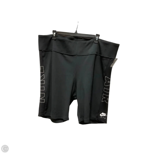 Athletic Shorts By Nike In Black, Size: 3x